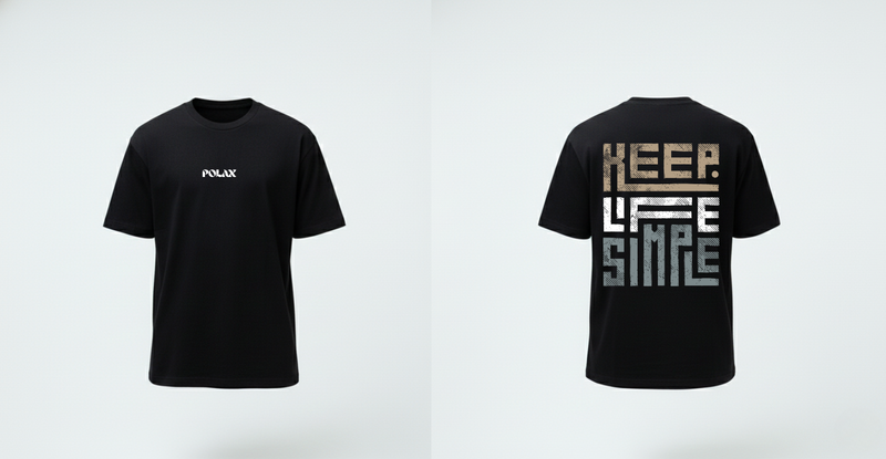 Crewneck T-shirt Modern Typography