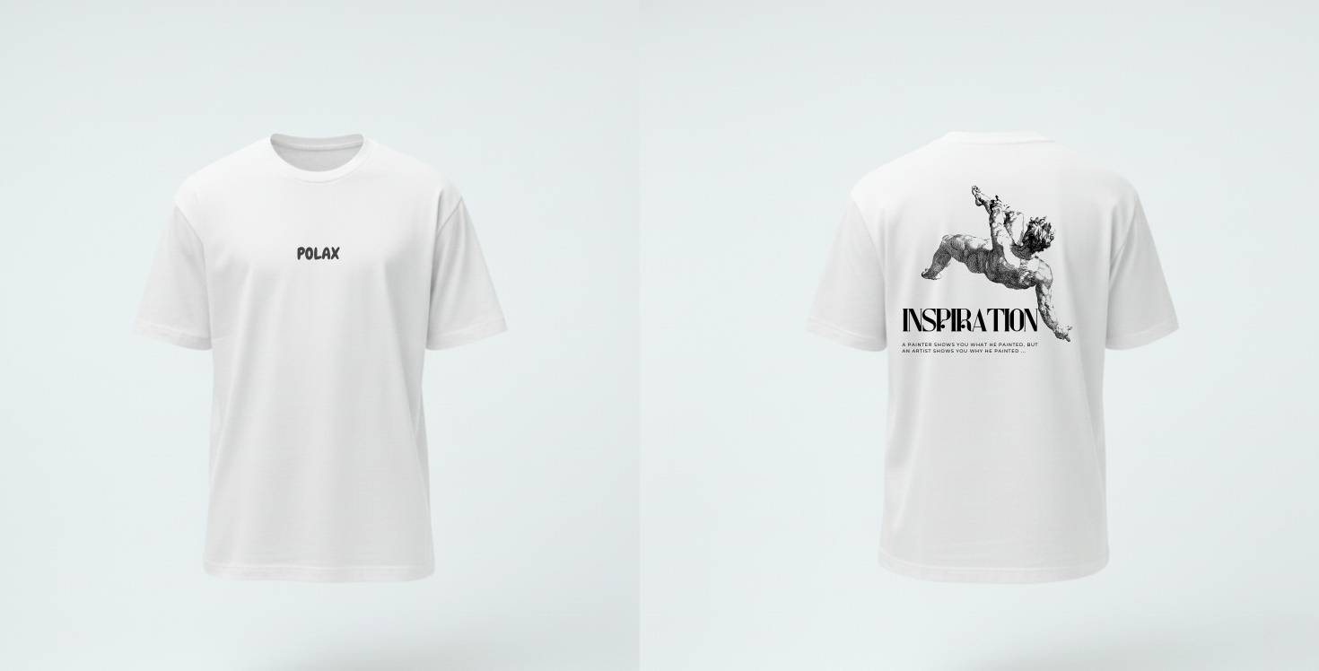 Crewneck T-shirt Aesthetic falling man