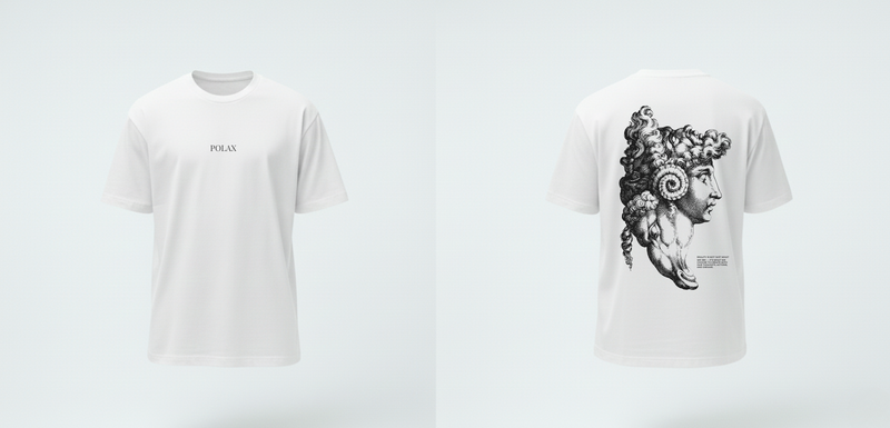 Crewneck T-shirt Ancient Faces