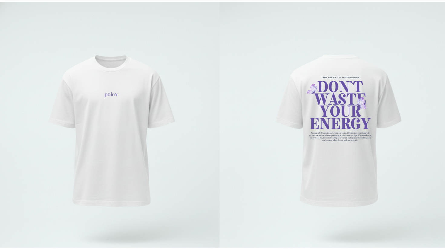 Crew Neck T shirt  Purple Floral Delicate