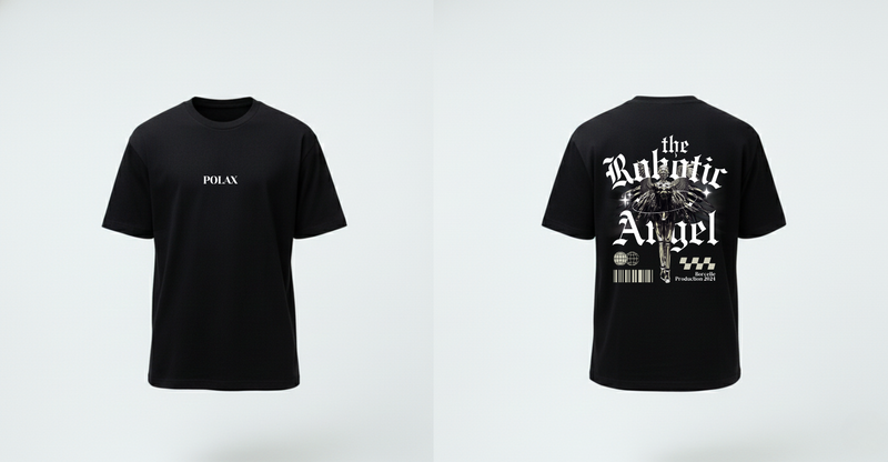 Crewneck T-shirt Robotic Angel