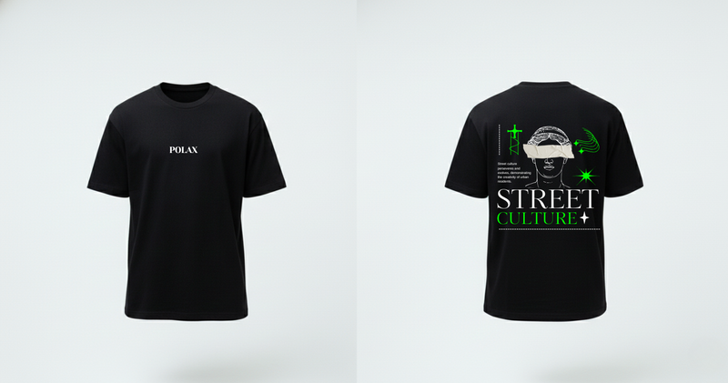 Crewneck T-shirt Y2K Streetwear